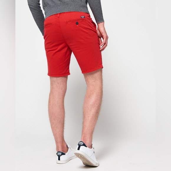 SUPERDRY Sunscorched Red Chino Shorts - Picture 10 of 10